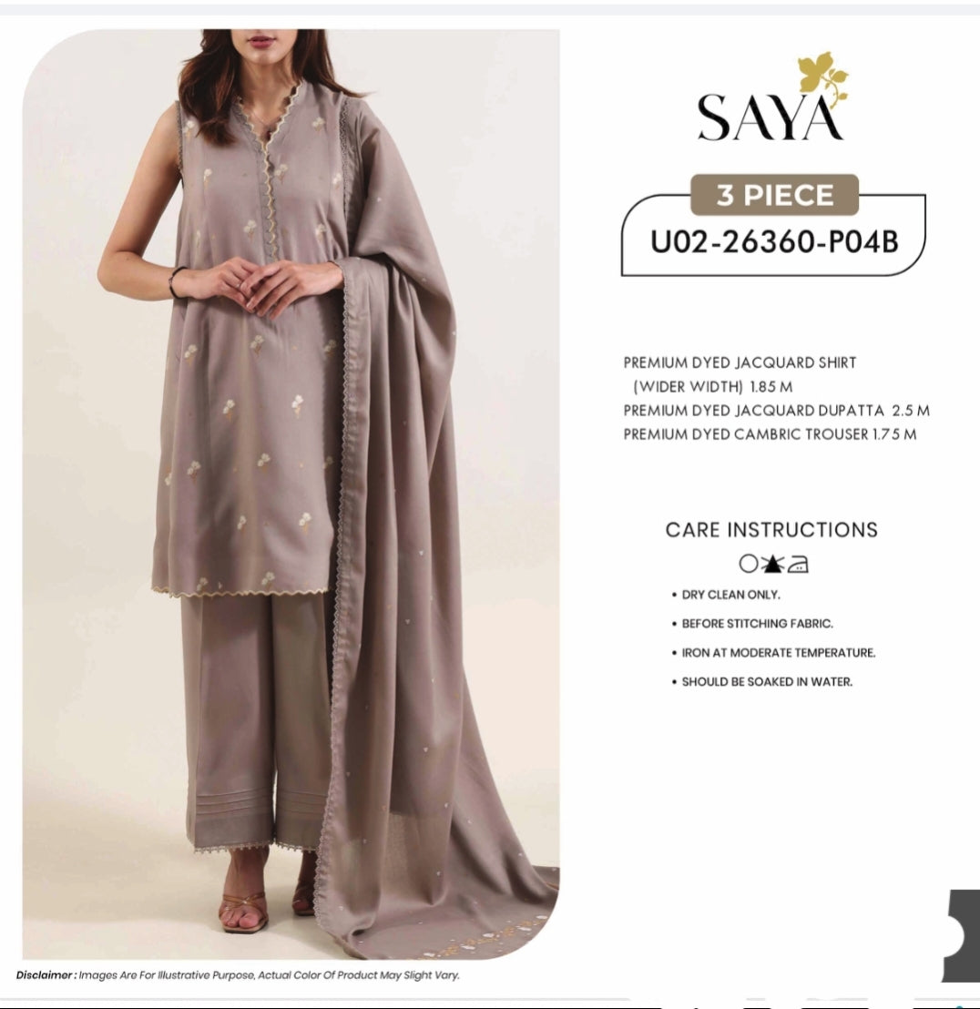 SAYA 3 piece women dress premium quailty