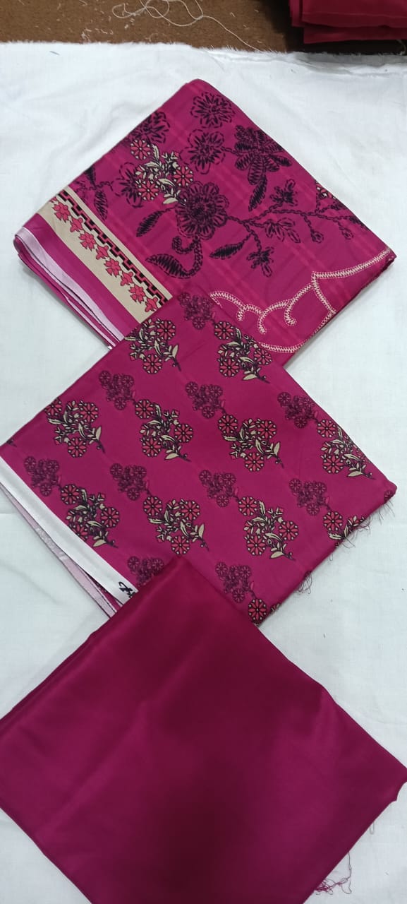 MUBAF Premium Printed Linen Suit