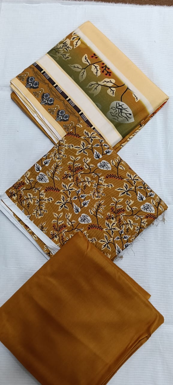 MUBAF Premium Printed Linen Suit
