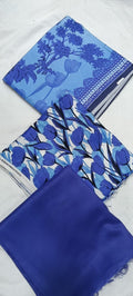 MUBAF Premium Printed Linen Suit
