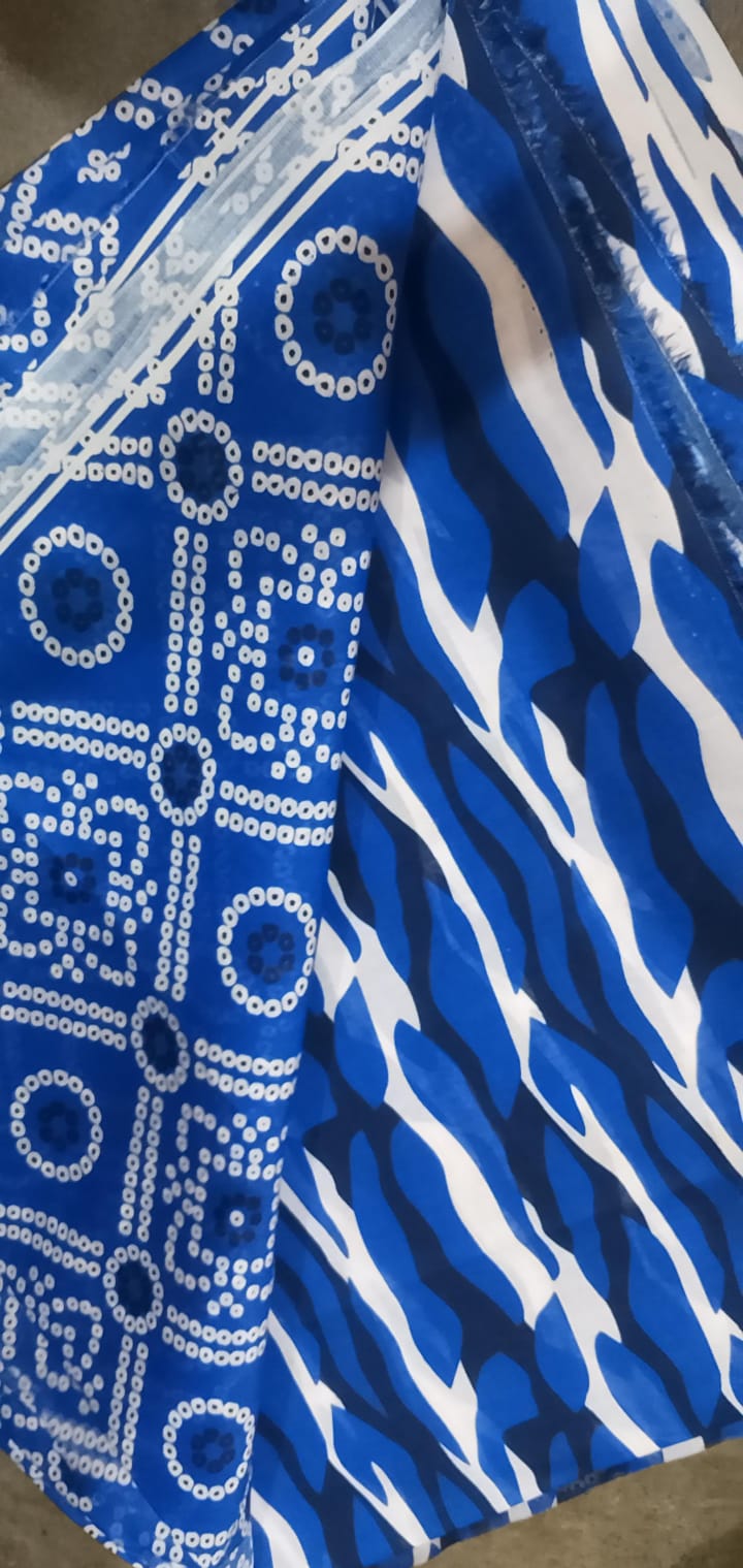 MUBAF Premium Printed Linen Suit