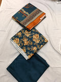 MUBAF Premium Printed Linen Suit