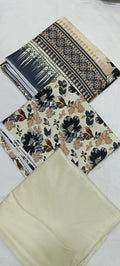 MUBAF Premium Printed Linen Suit