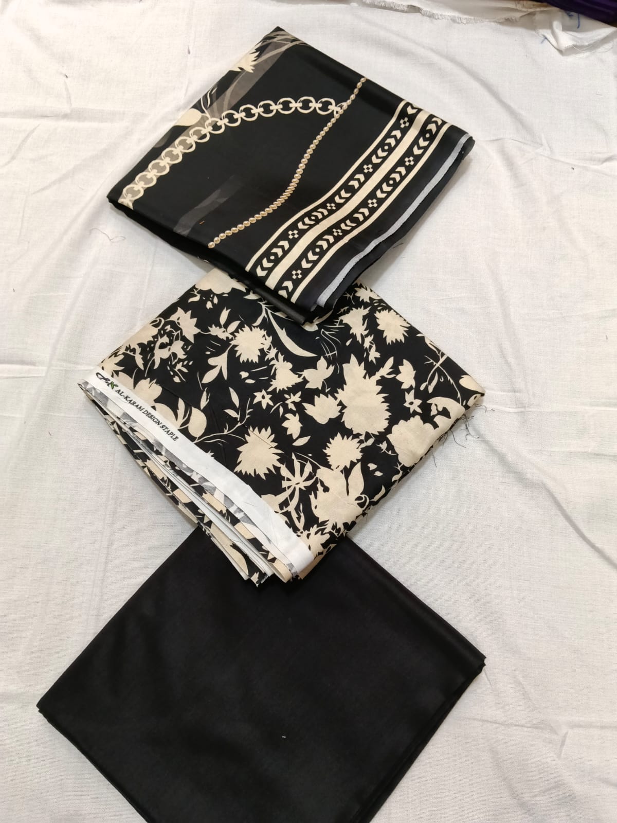 MUBAF Premium Printed Linen Suit